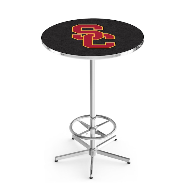 42" Chrome USC Trojans Pub Table